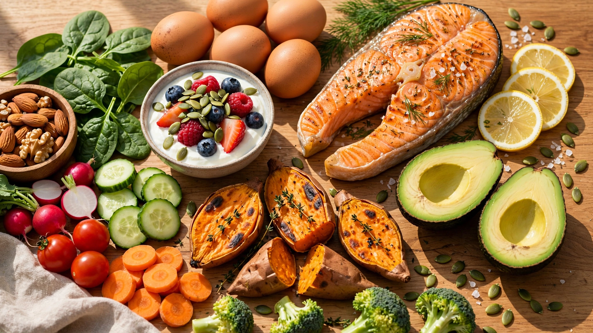 Best foods for strong hair and healthy nails